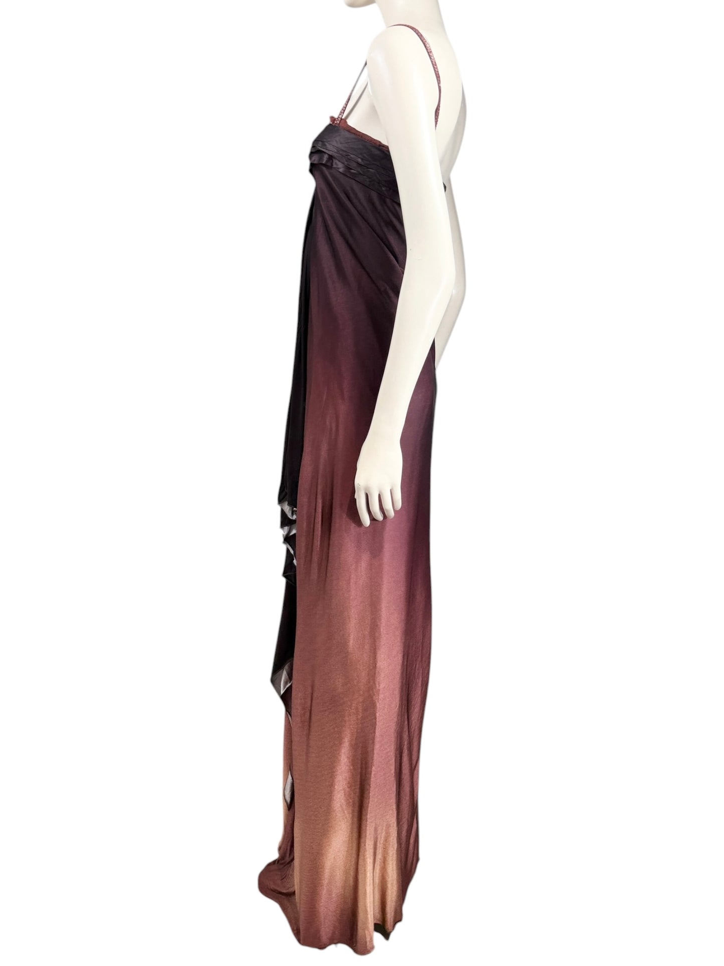 Christian Lacroix Fall 2005 long degrade dress