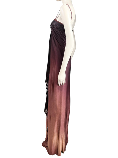 Christian Lacroix Fall 2005 long degrade dress