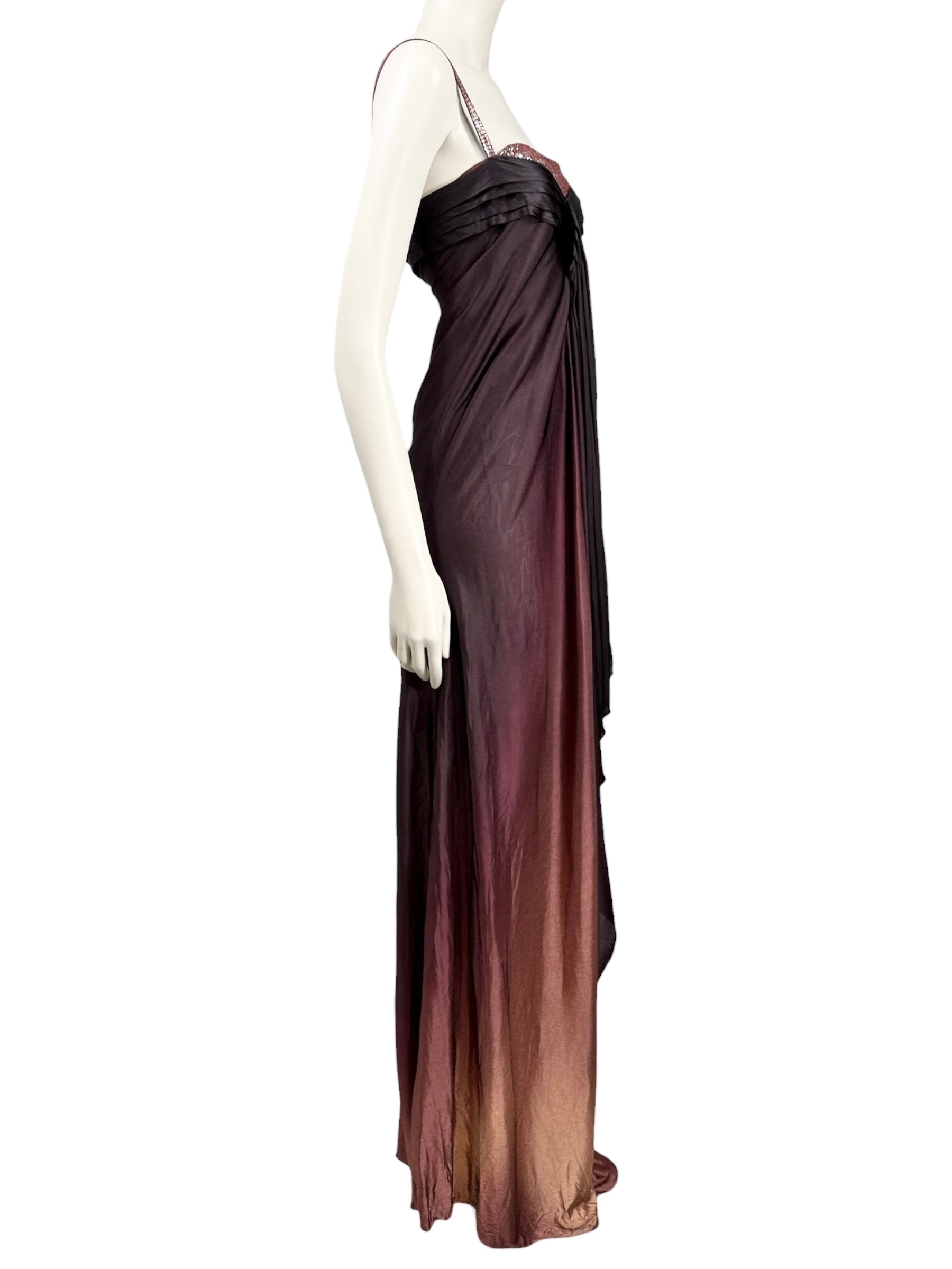 Christian Lacroix Fall 2005 long degrade dress