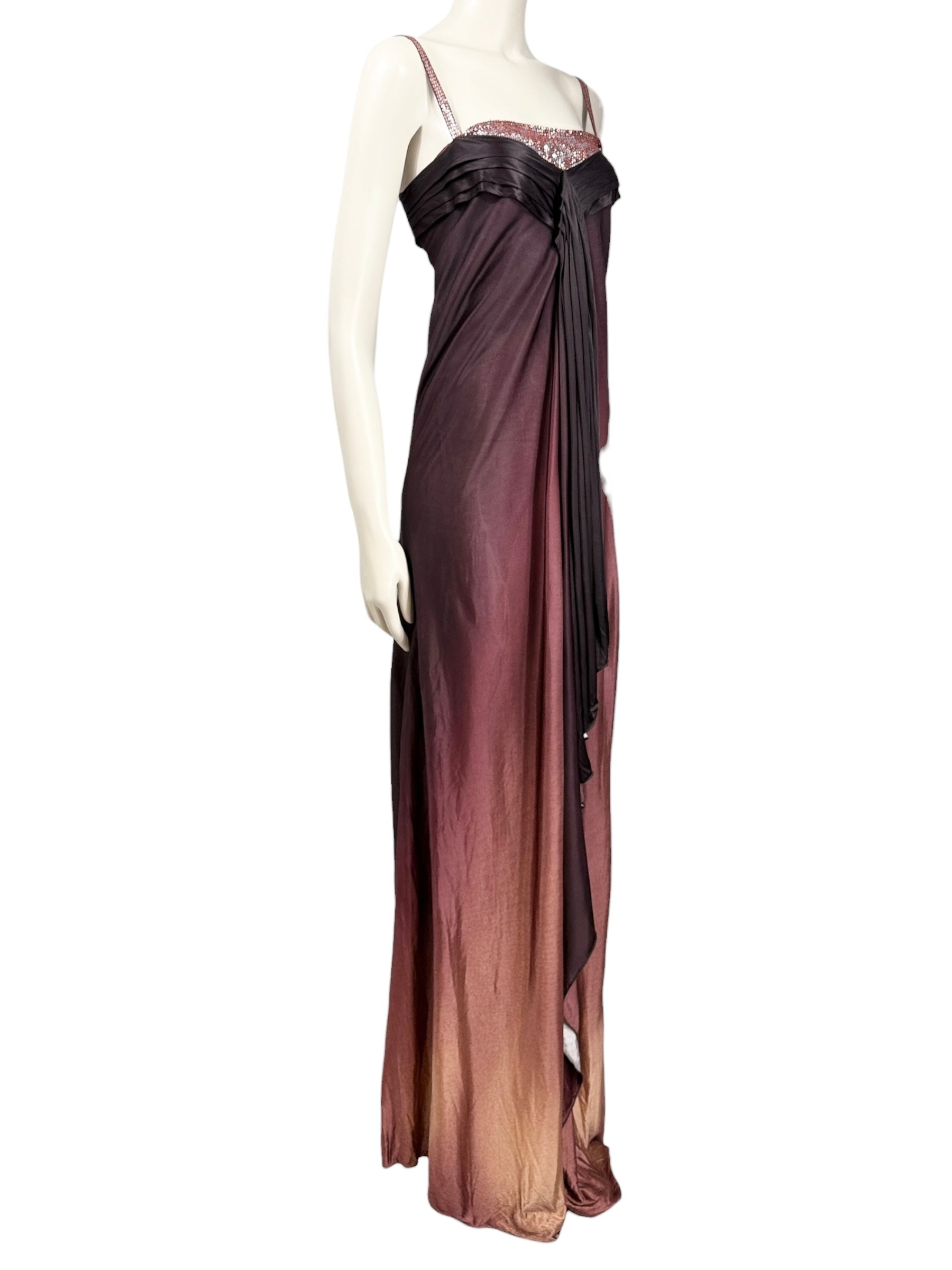 Christian Lacroix Fall 2005 long degrade dress