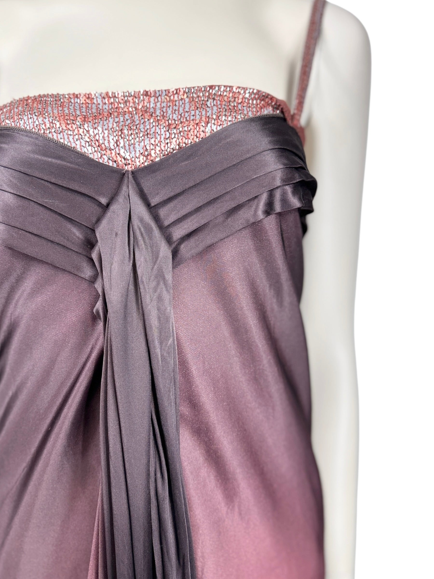 Christian Lacroix Fall 2005 long degrade dress