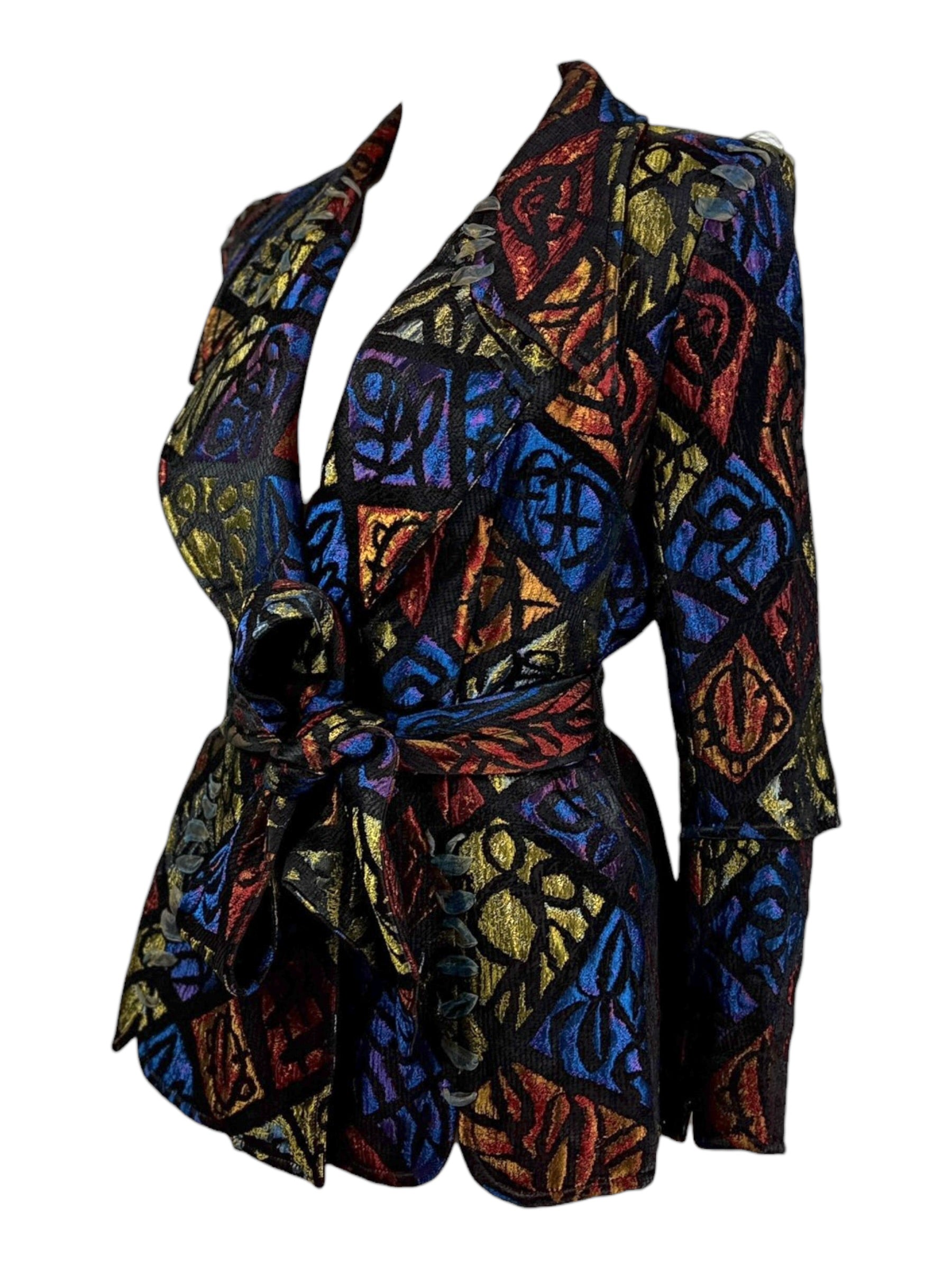 Christian Lacroix Multicolor jacquard jacket