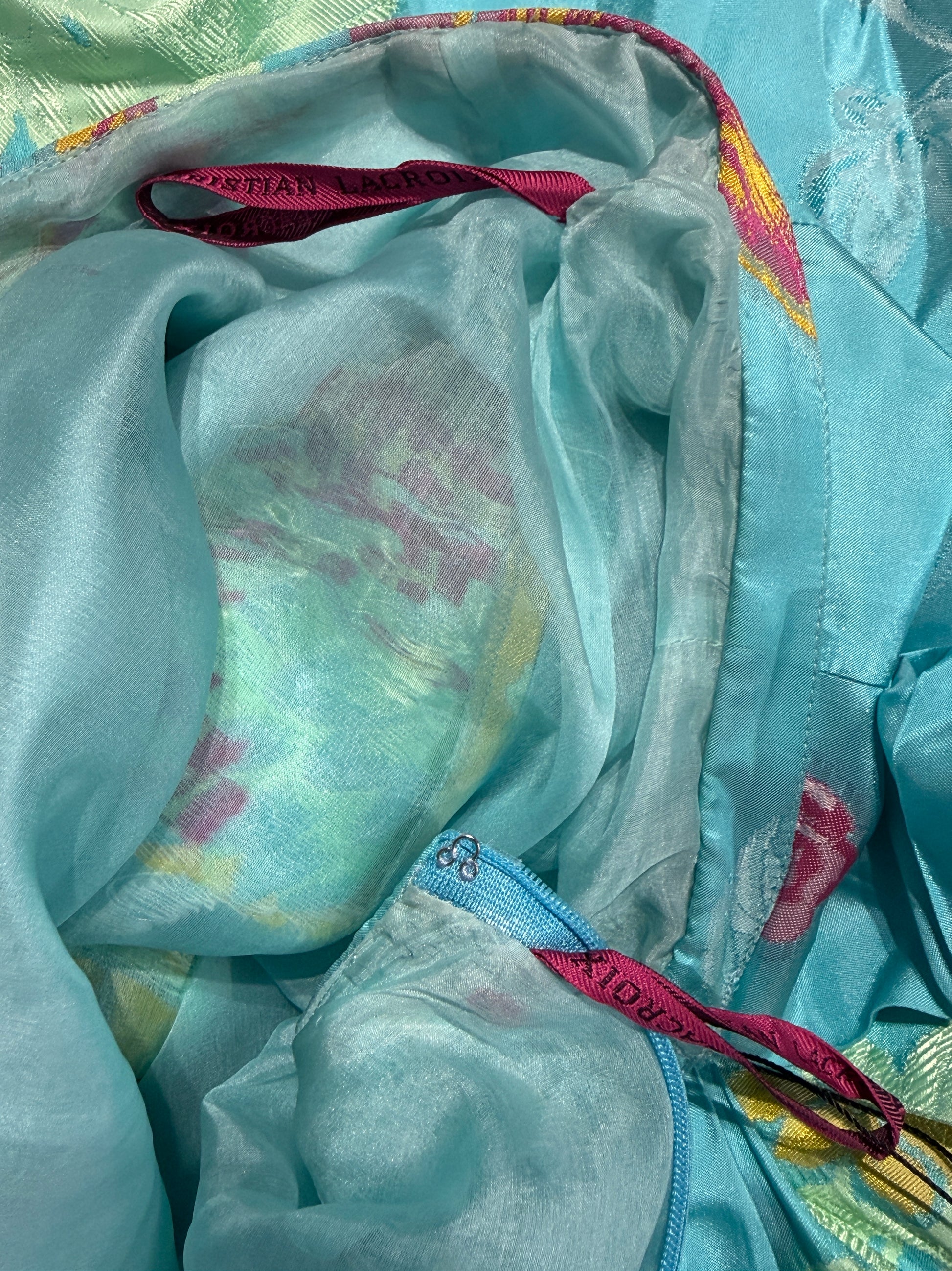 Christian Lacroix Spring 2000 jacquard silk set