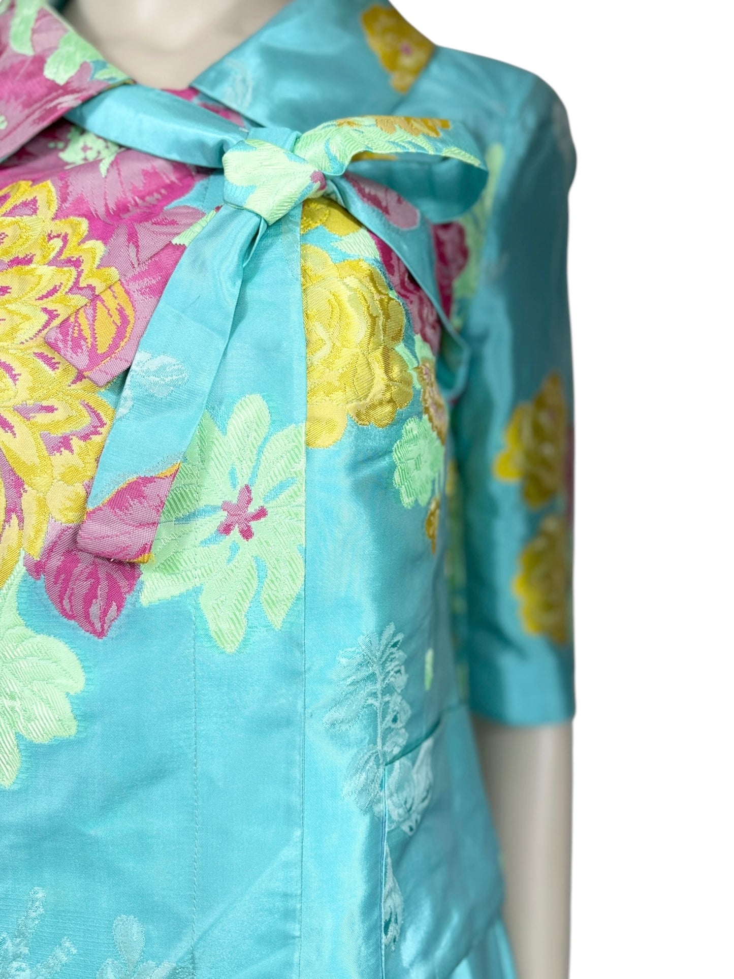 Christian Lacroix Spring 2000 jacquard silk set