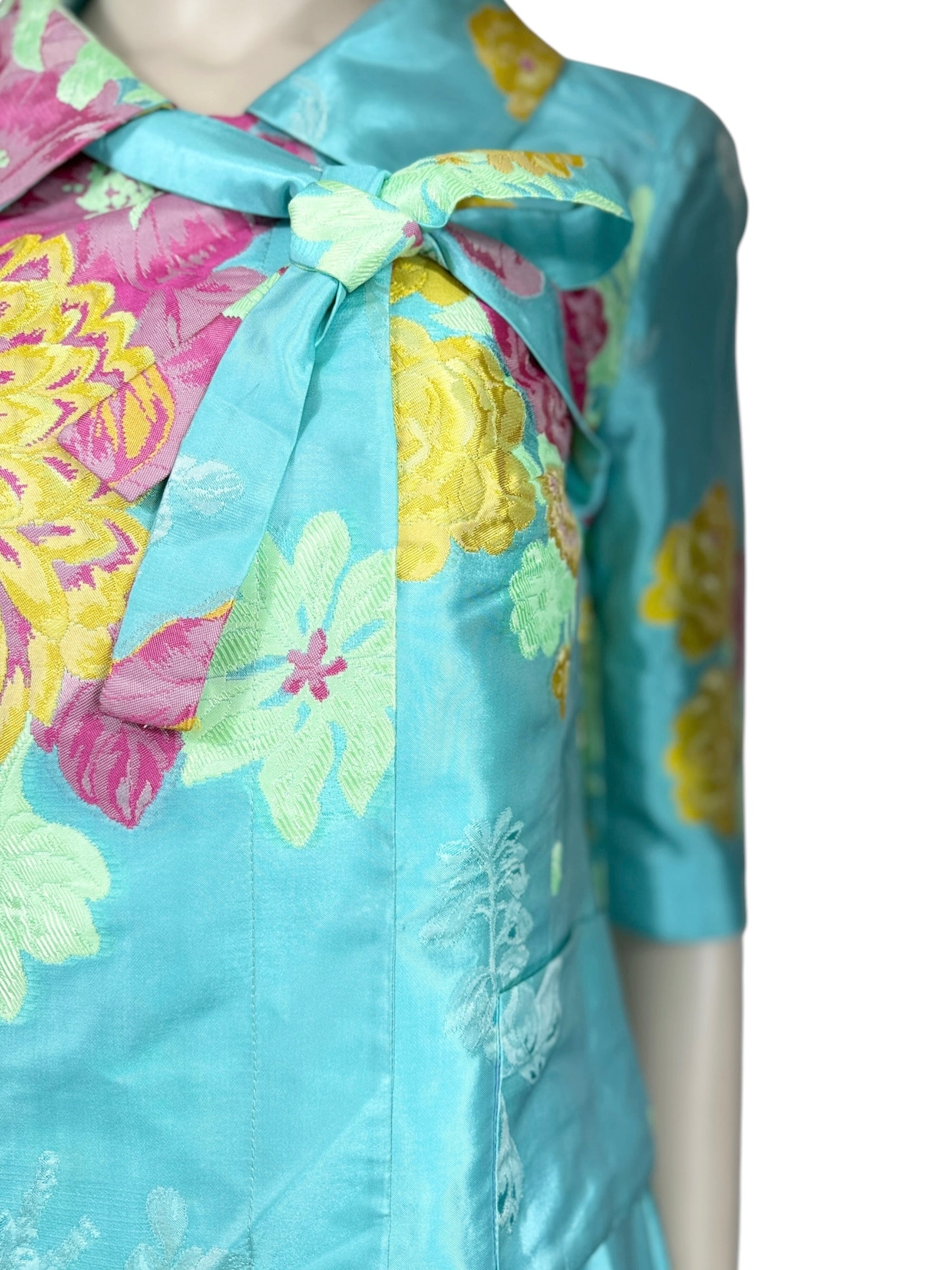 Christian Lacroix Spring 2000 jacquard silk set