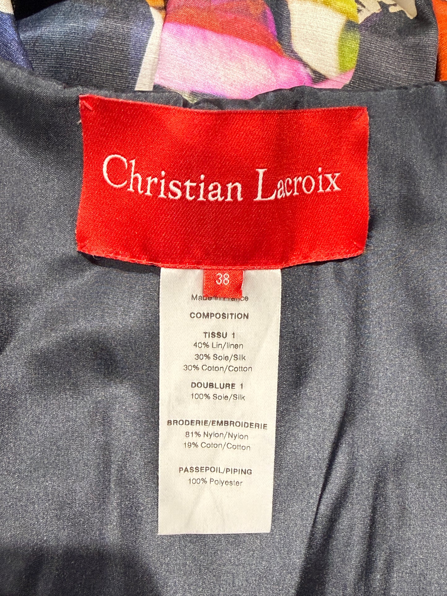 Christian Lacroix printed balloon dress 