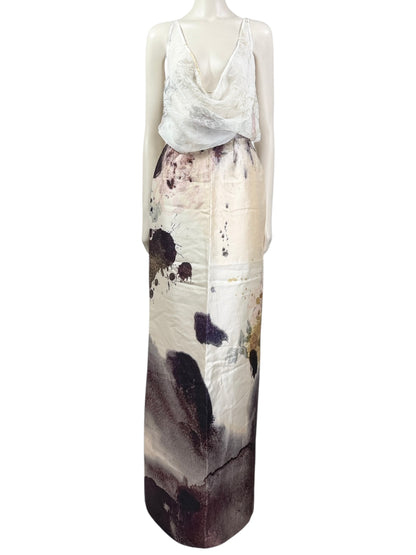 Christian Lacroix printed silk set