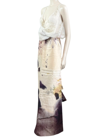 Christian Lacroix printed silk set