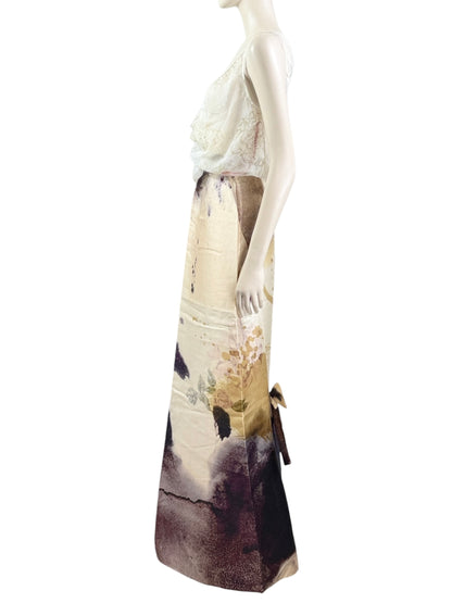 Christian Lacroix printed silk set