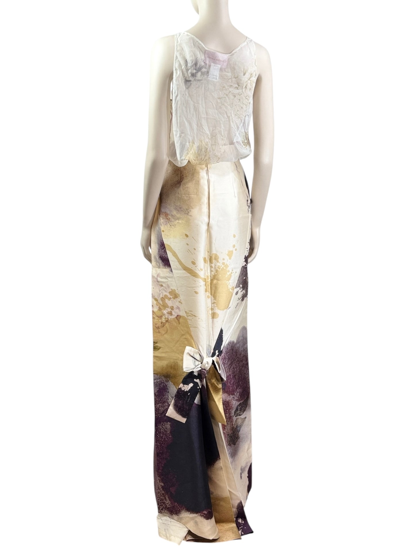 Christian Lacroix printed silk set