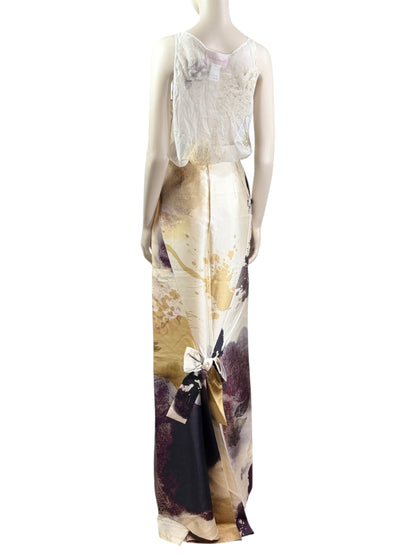 Christian Lacroix printed silk set