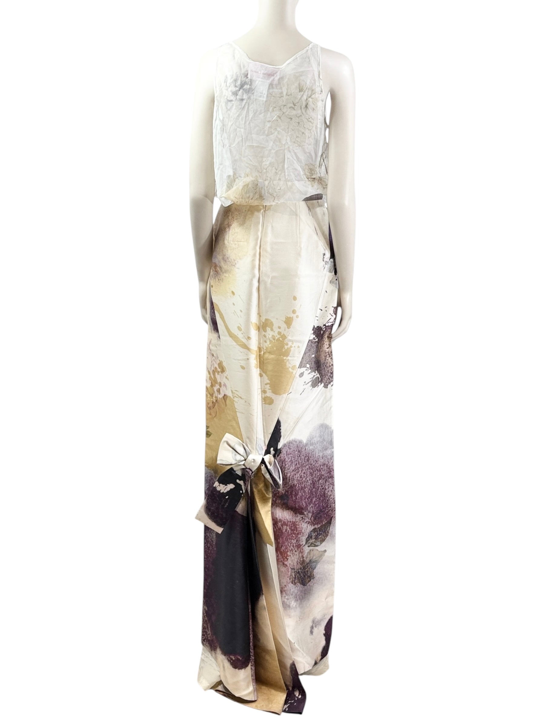 Christian Lacroix printed silk set