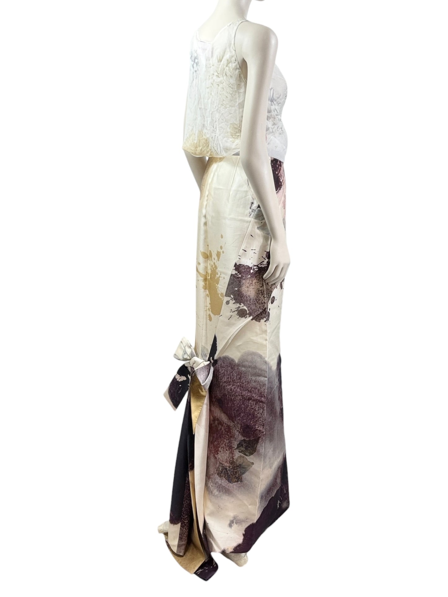 Christian Lacroix printed silk set