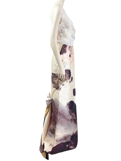 Christian Lacroix printed silk set