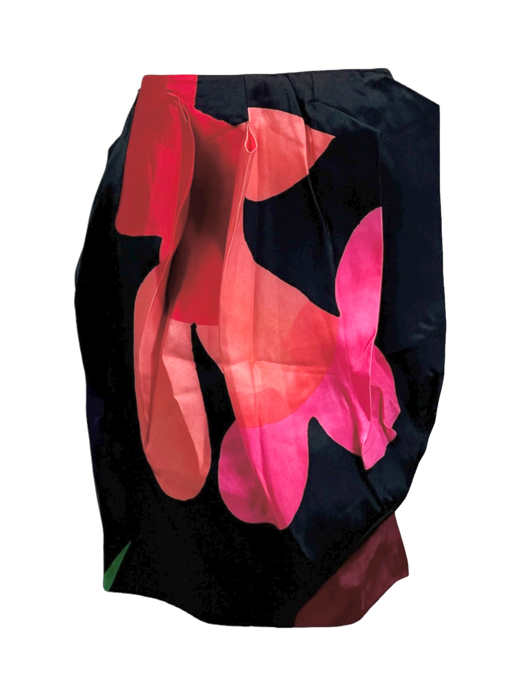Christian Lacroix printed silk skirt