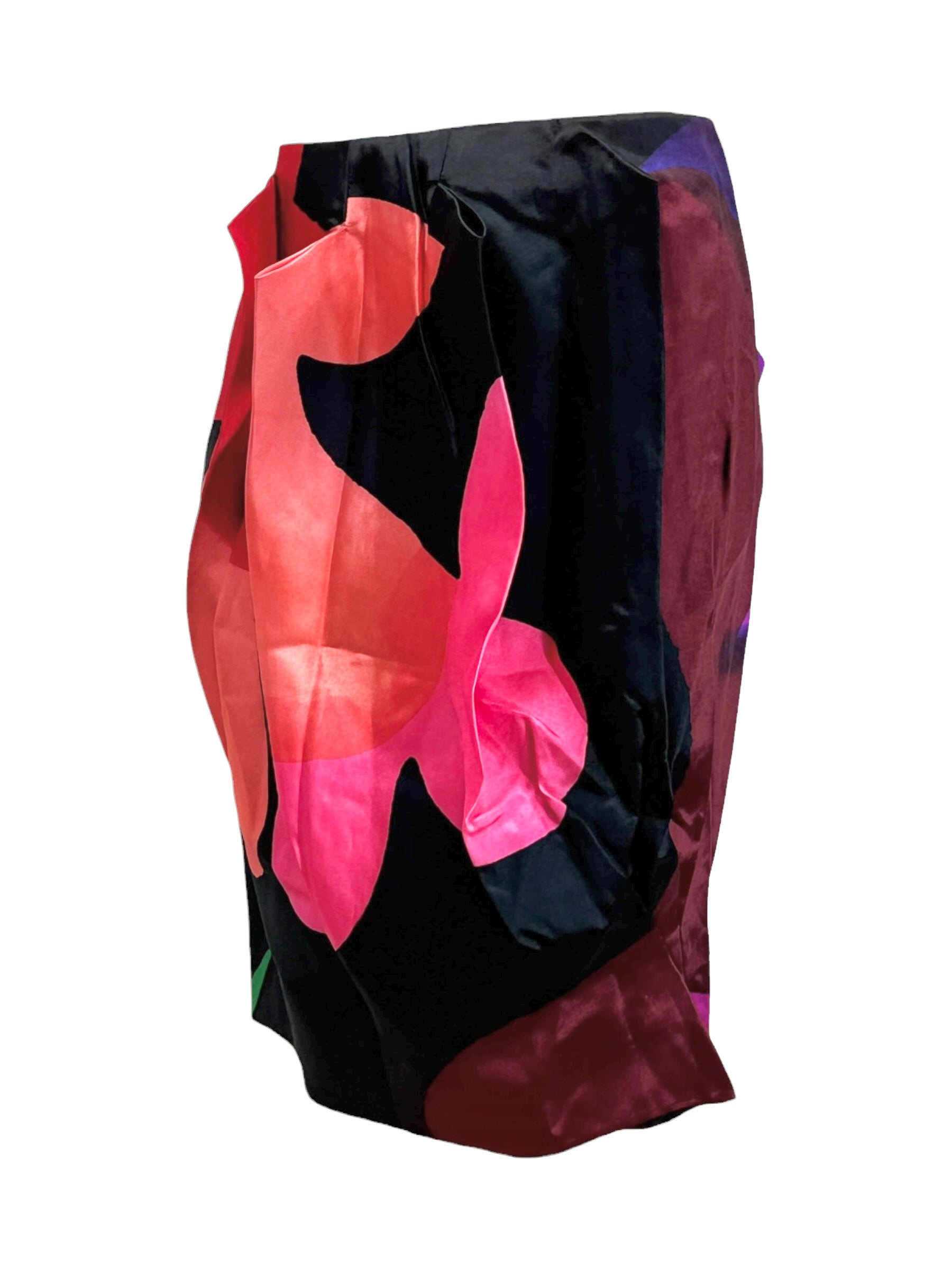 Christian Lacroix printed silk skirt