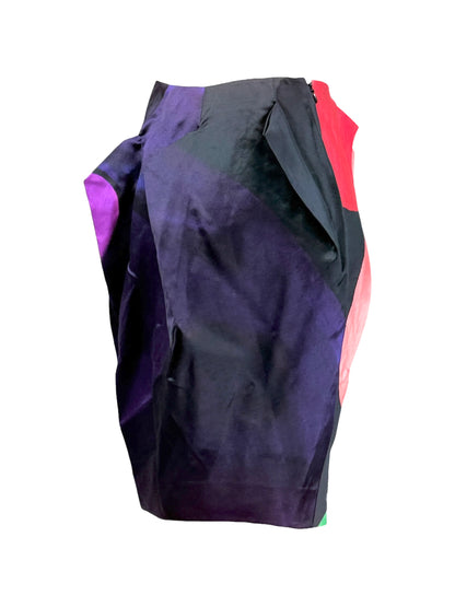 Christian Lacroix printed silk skirt