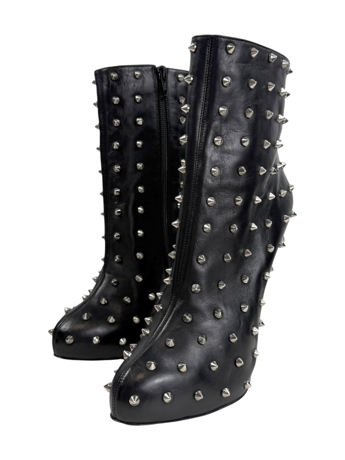 Christian Louboutin Big Lips stud boots
