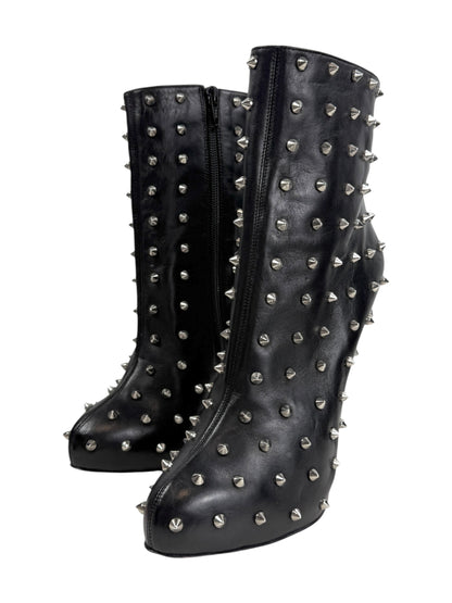 Christian Louboutin Big Lips stud boots