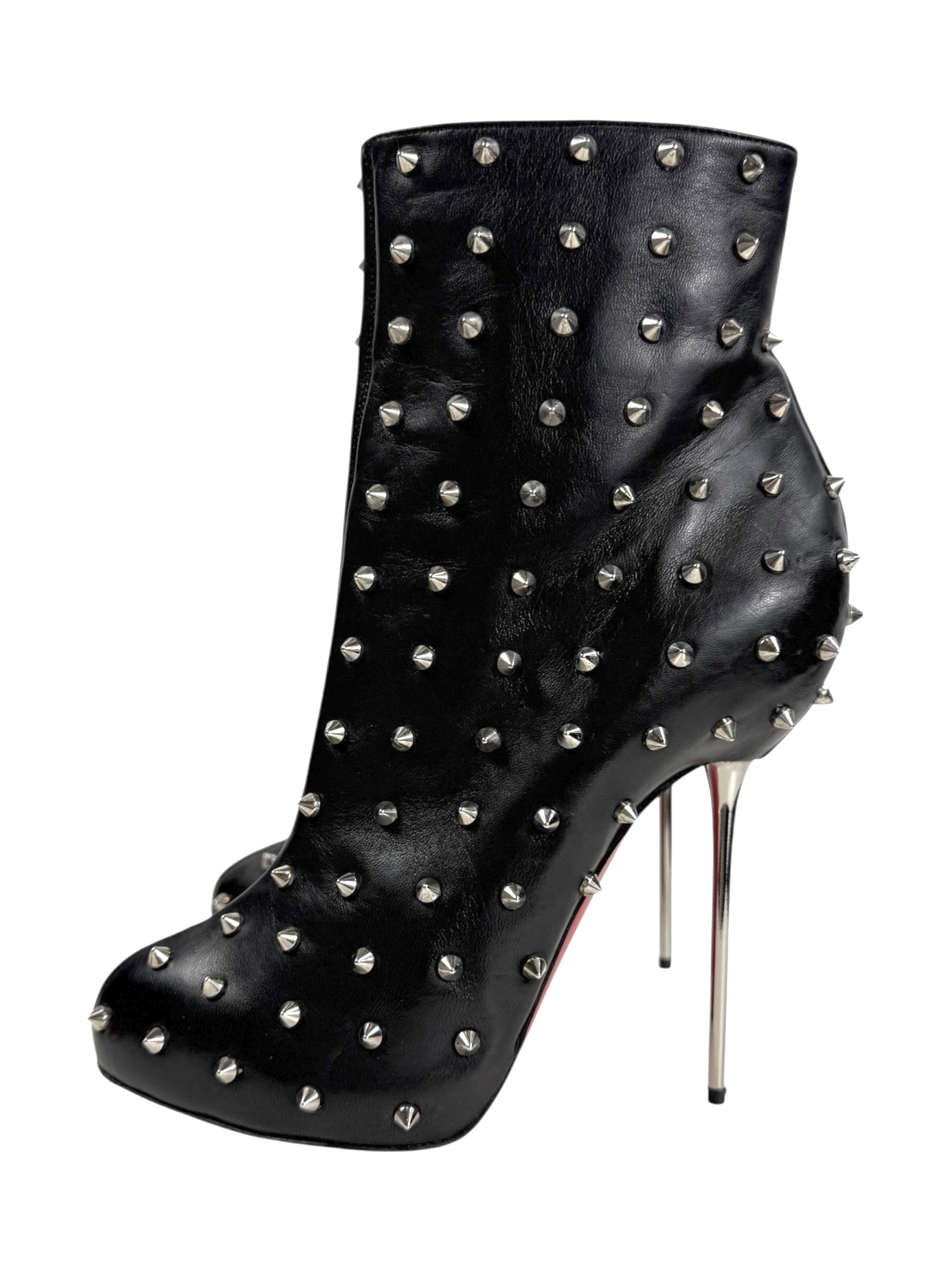 Christian Louboutin Big Lips stud boots