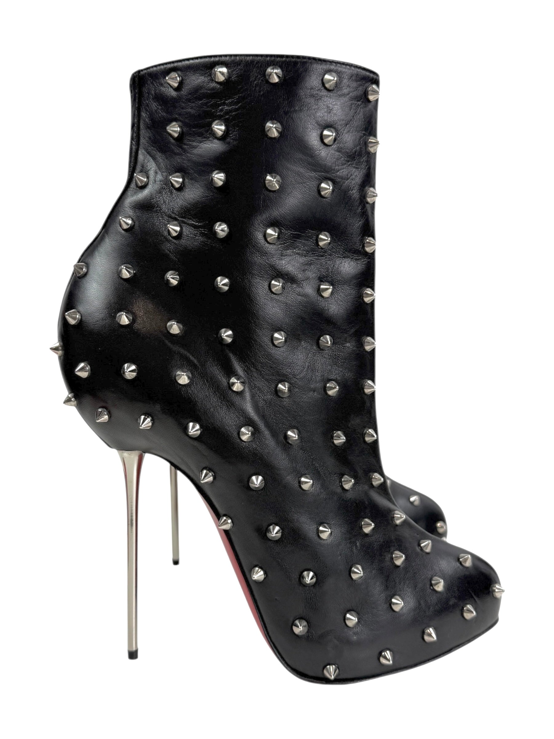Christian Louboutin Big Lips stud boots