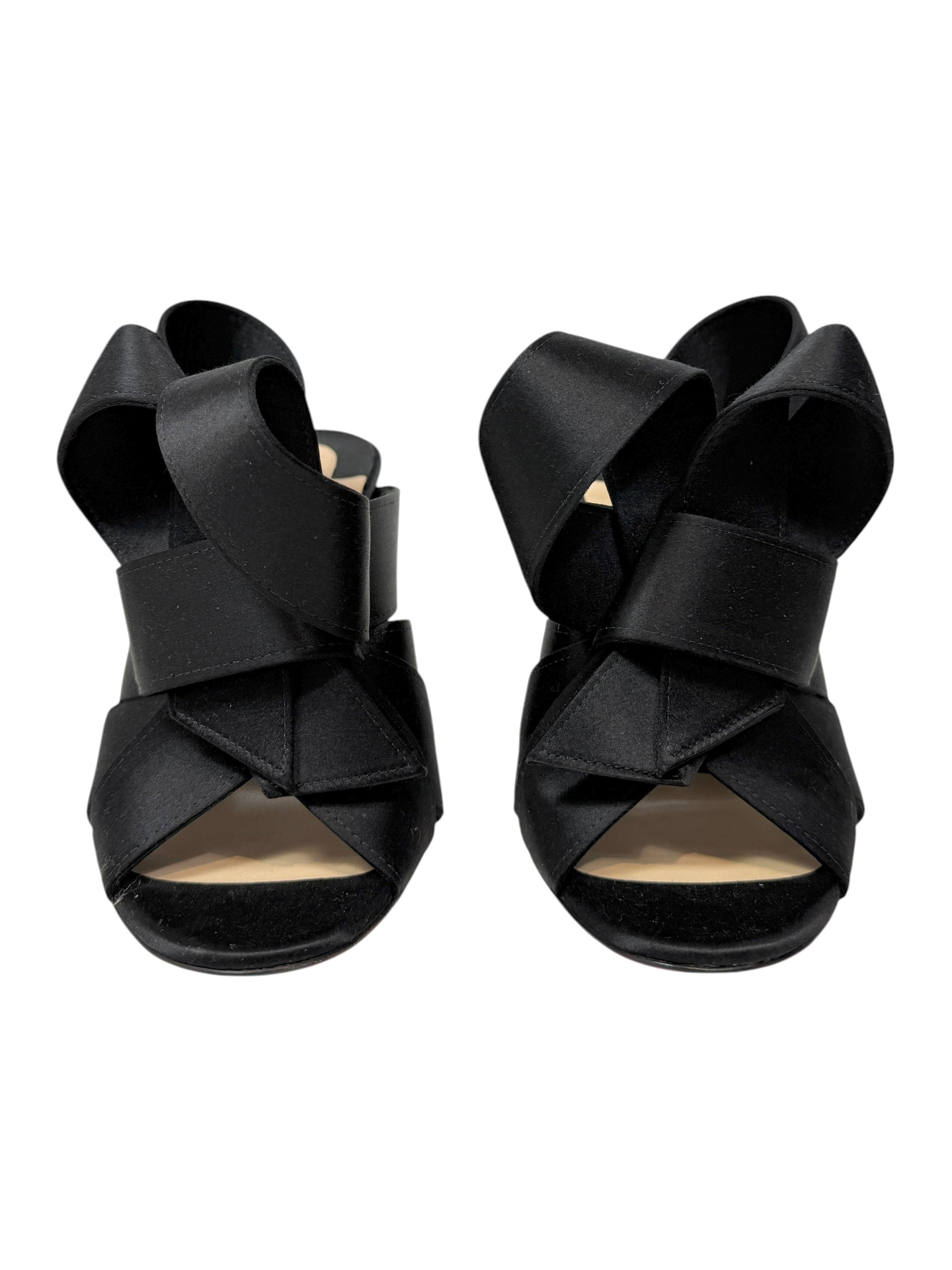 Christian Louboutin Edo mules black silk