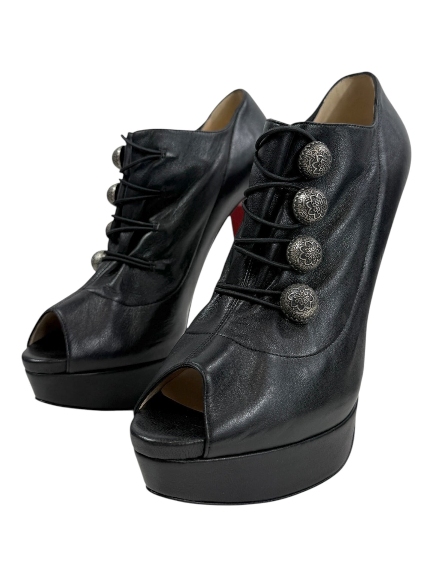 Christian Louboutin black ankle boots