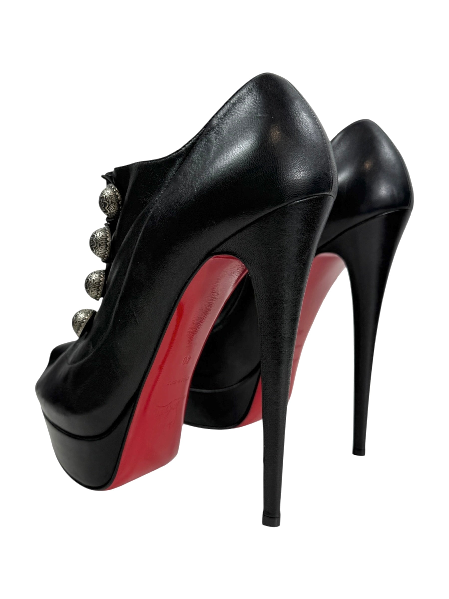 Christian Louboutin black ankle boots