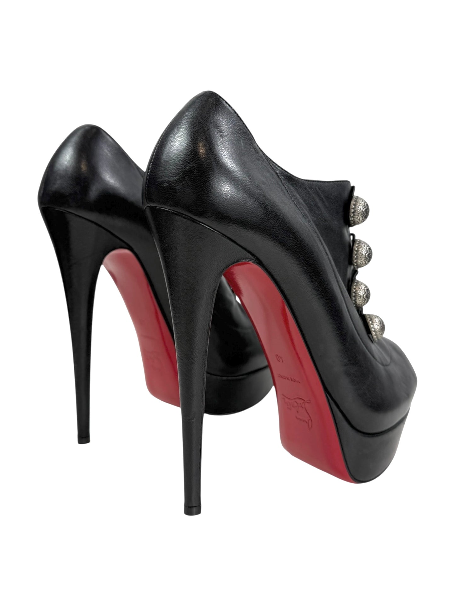 Christian Louboutin black ankle boots