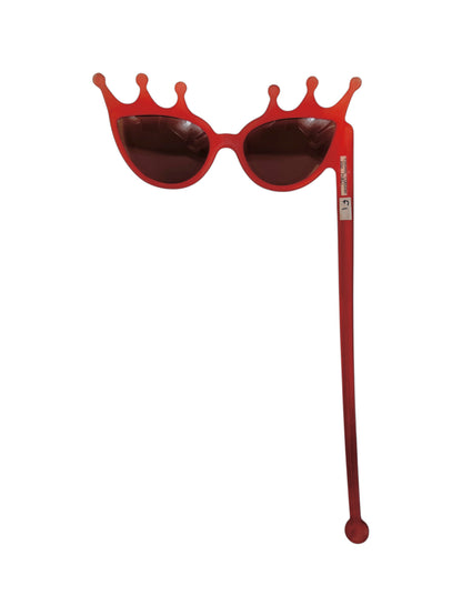 Corinne Cobson X Alain Mikli Handheld red resin sunglasses