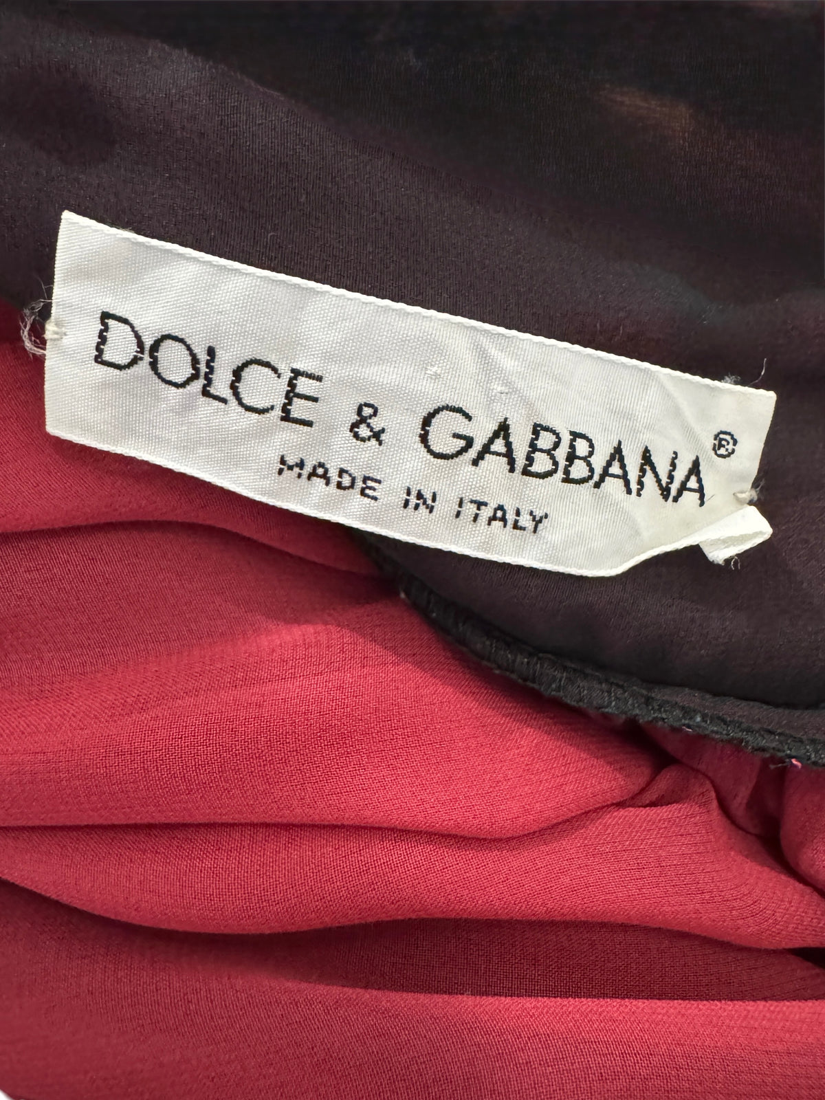 Dolce Gabbana Fall 1993 Asymmetric multicolored skirt