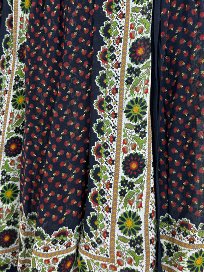 Dolce Gabbana Fall 1993 Asymmetric multicolored skirt