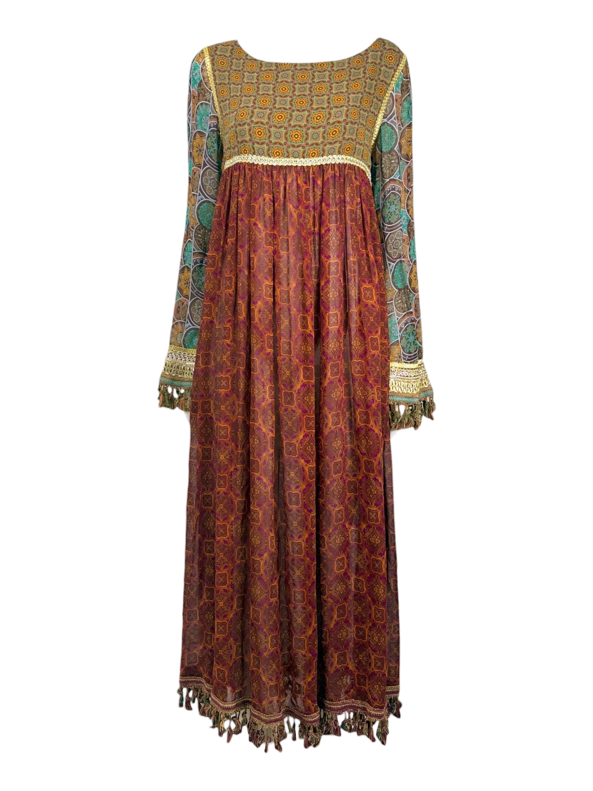 Dolce Gabbana Fall 1993 paisley printed dress