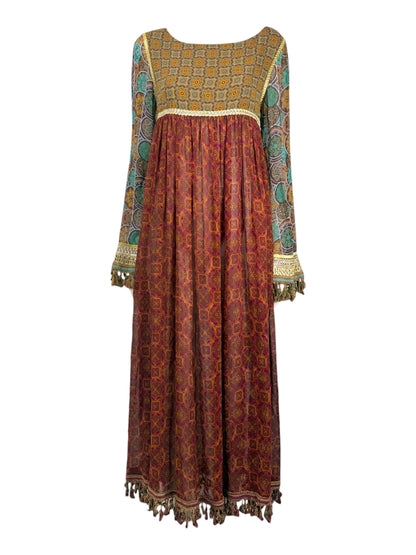 Dolce Gabbana Fall 1993 paisley printed dress