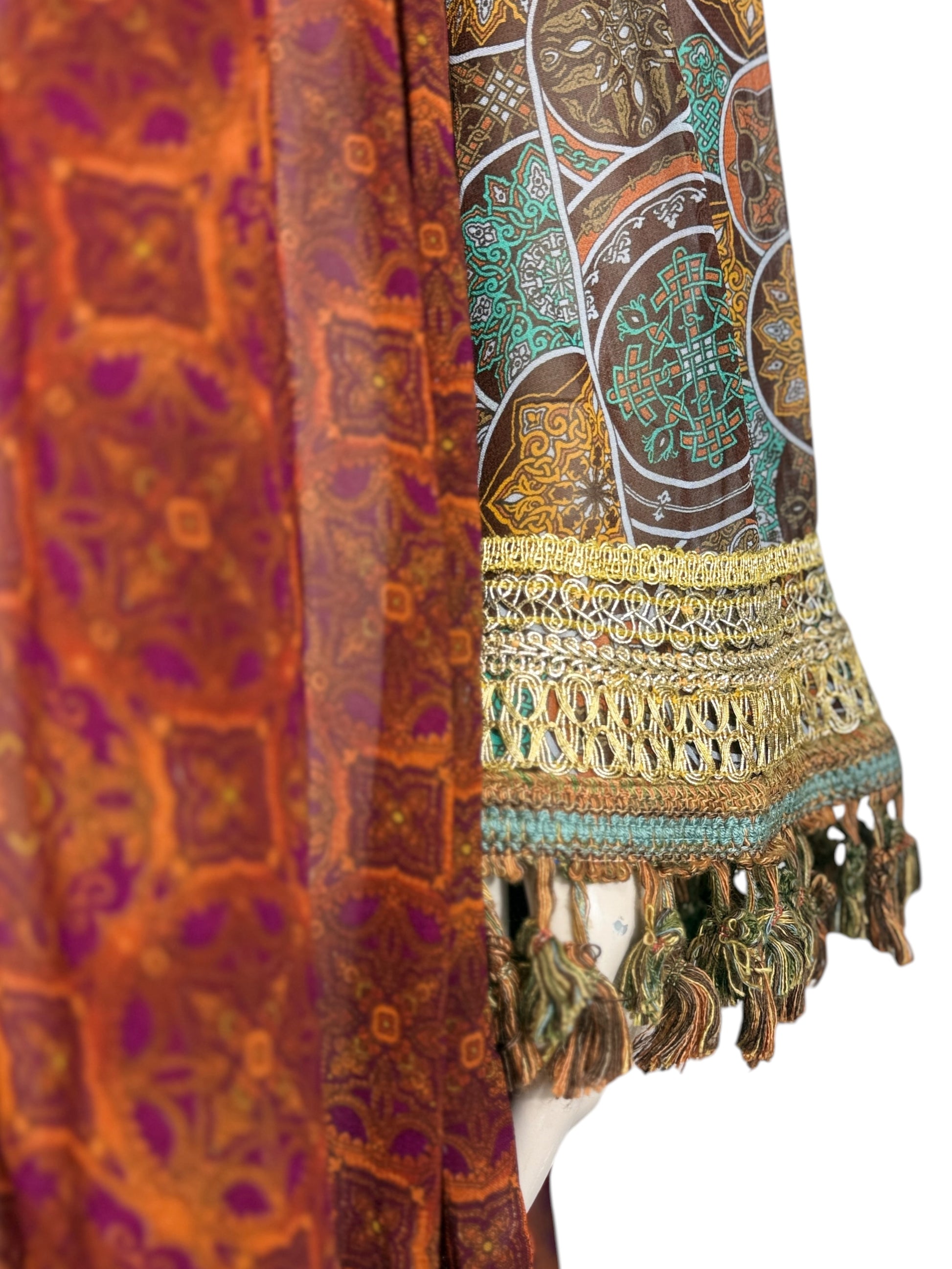 Dolce Gabbana Fall 1993 paisley printed dress