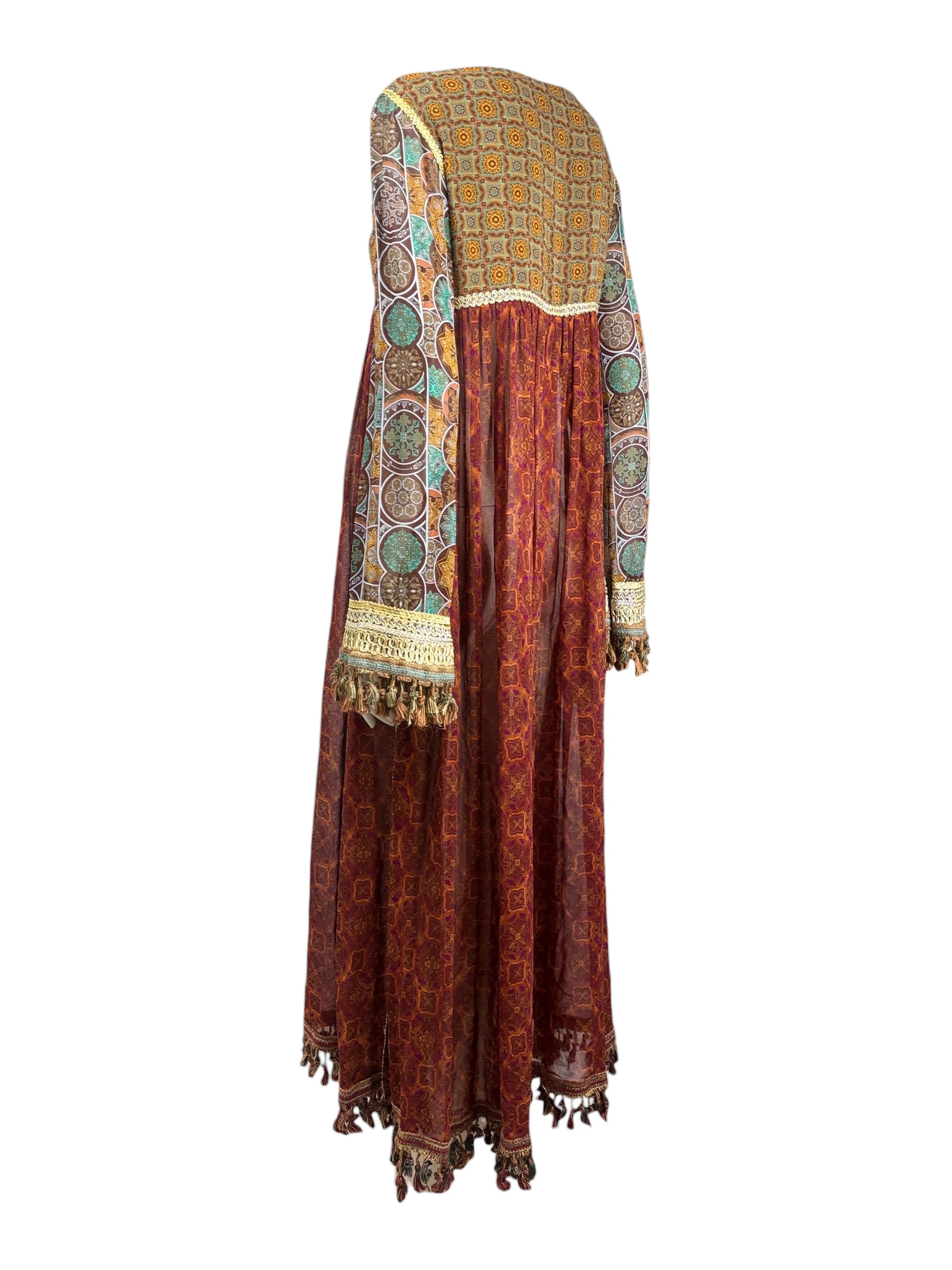 Dolce Gabbana Fall 1993 paisley printed dress