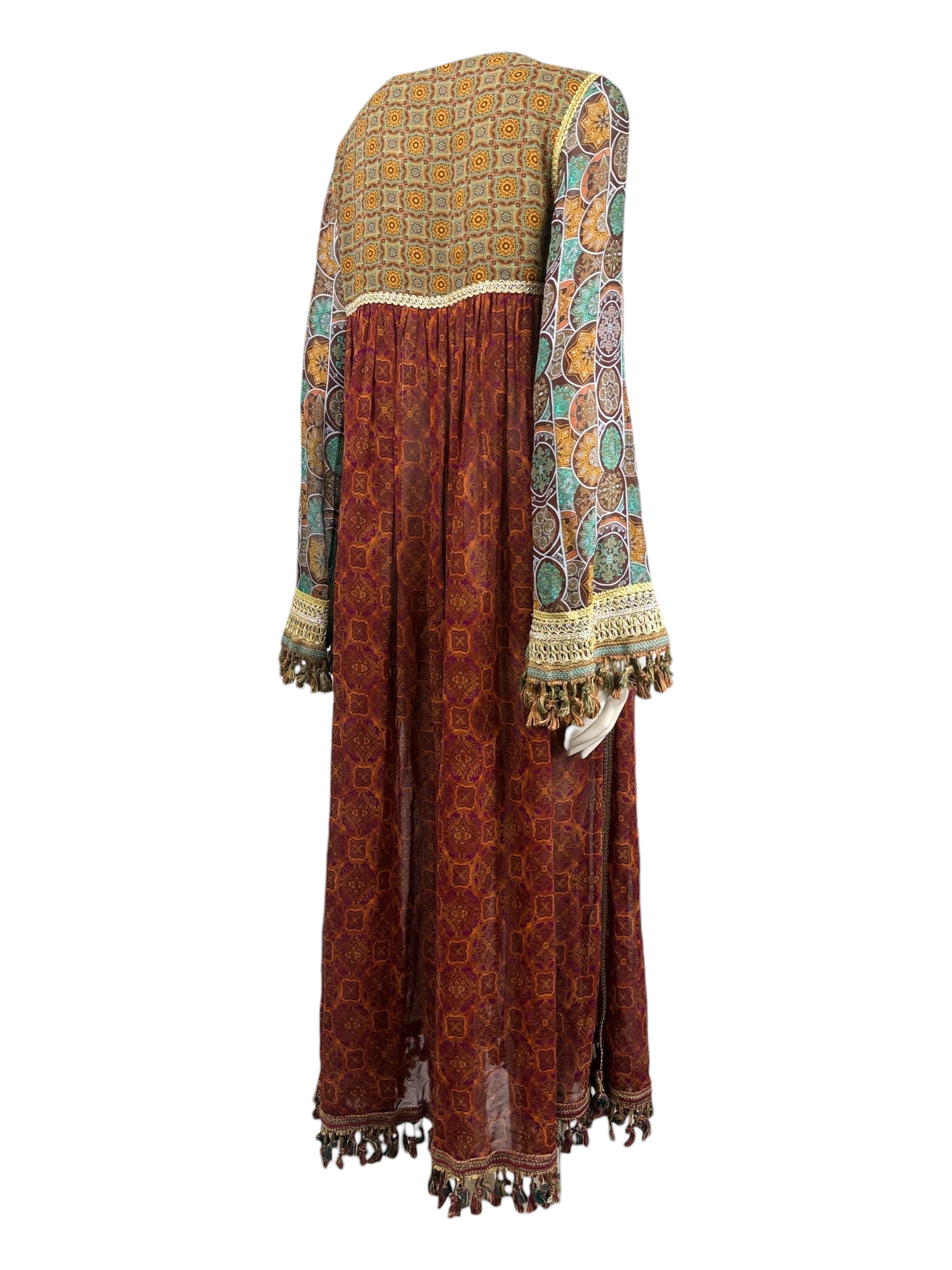 Dolce Gabbana Fall 1993 paisley printed dress