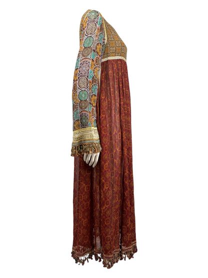 Dolce Gabbana Fall 1993 paisley printed dress