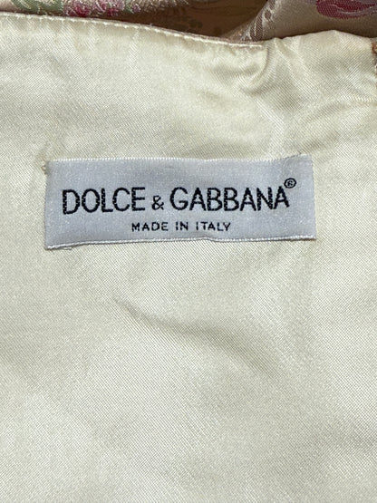 Dolce Gabbana Fall 1996 Look 20 Jacquard floral dress 