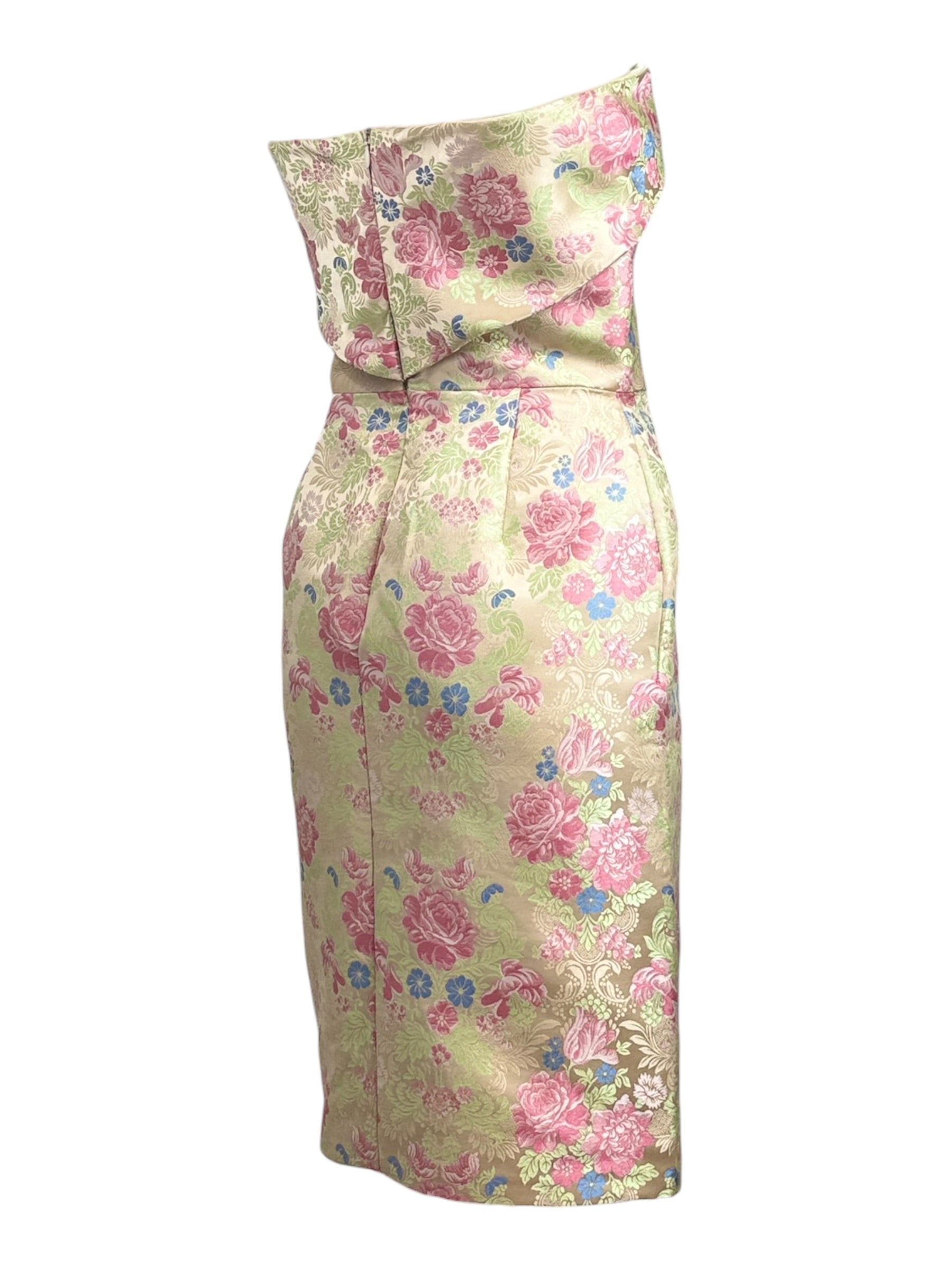 Dolce Gabbana Fall 1996 Look 20 Jacquard floral dress 