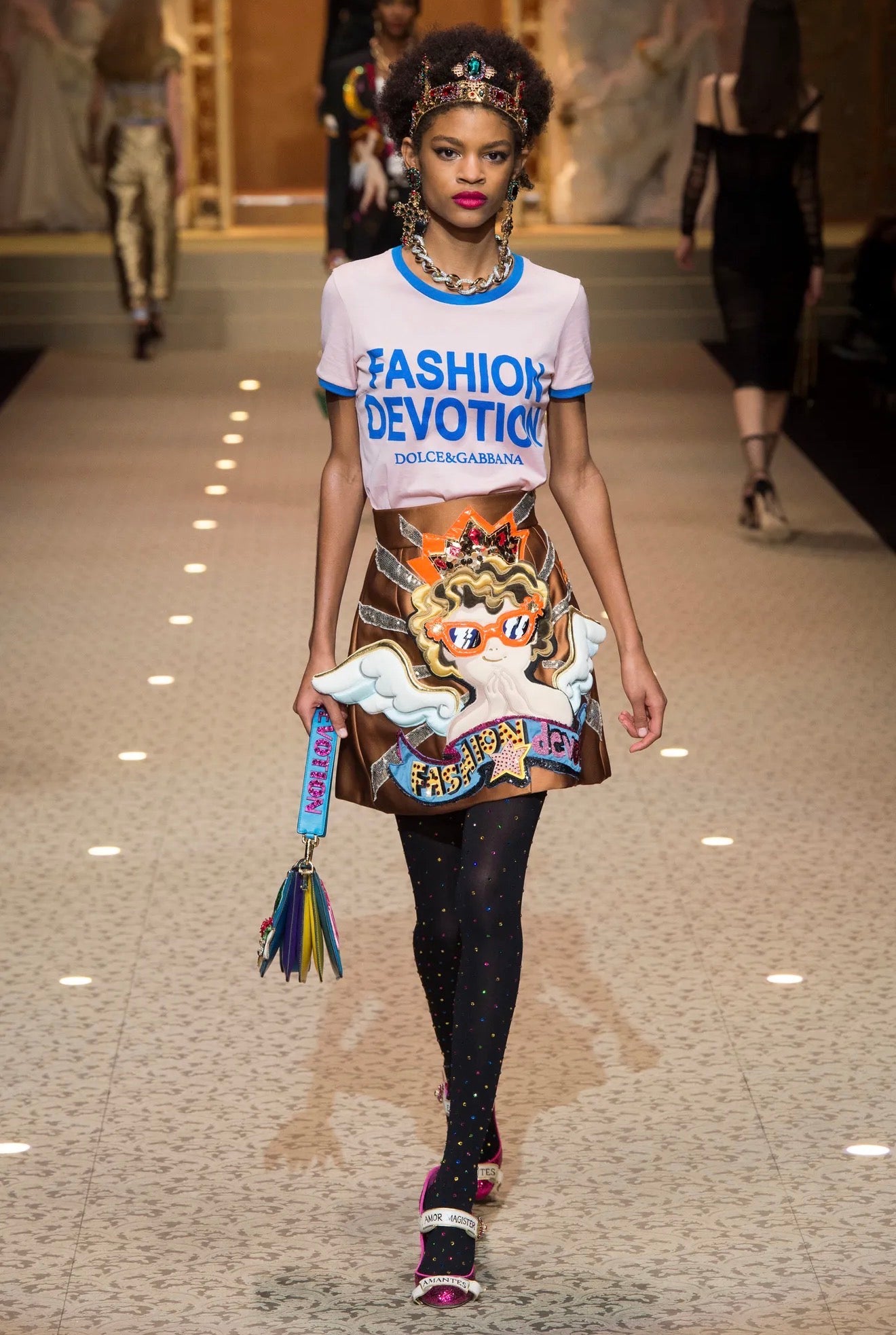 Dolce Gabbana Fall 2018 Look 100 Skirt Fashion Devotion