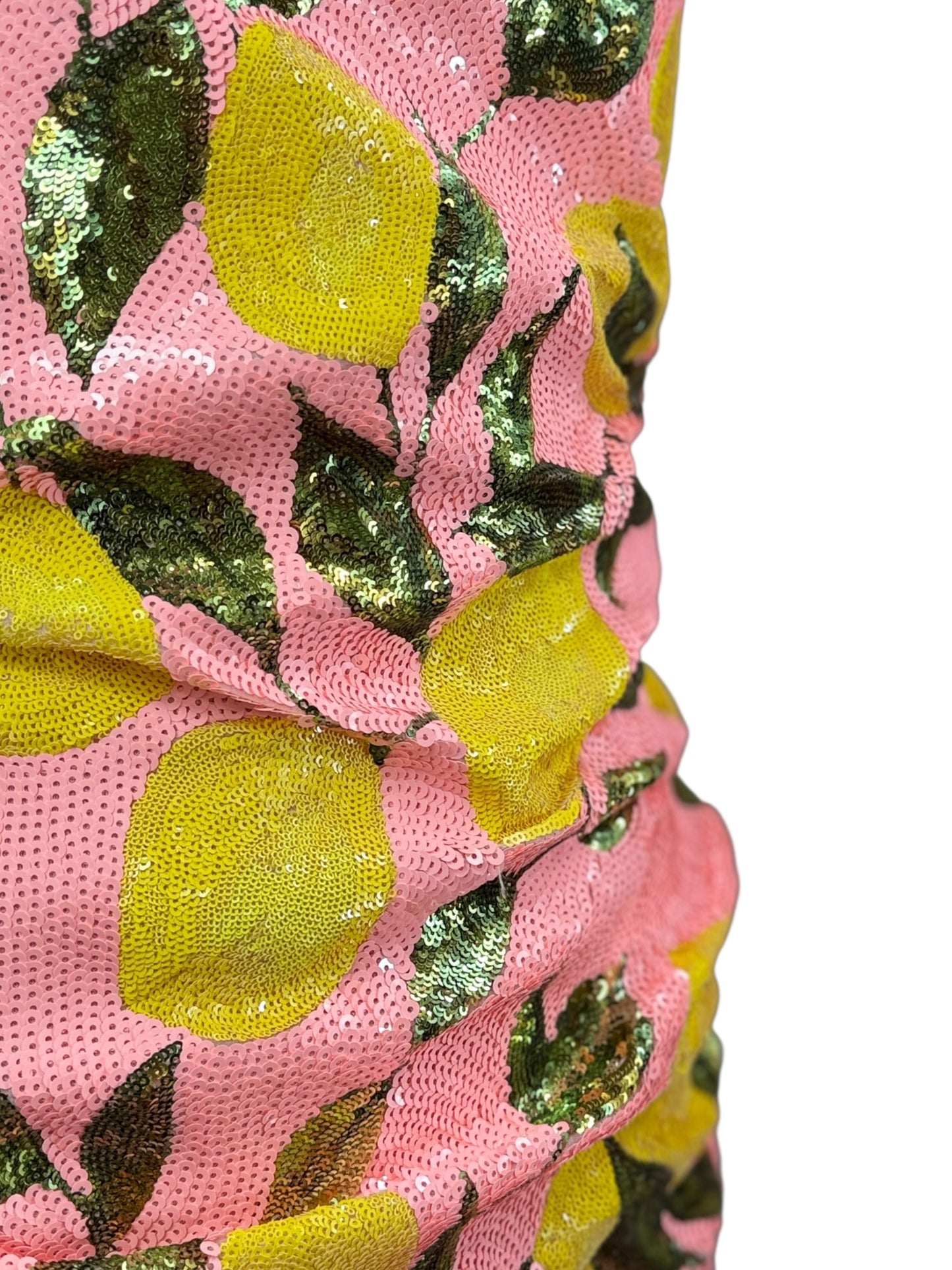 Dolce Gabbana Sequin lemon mini dress