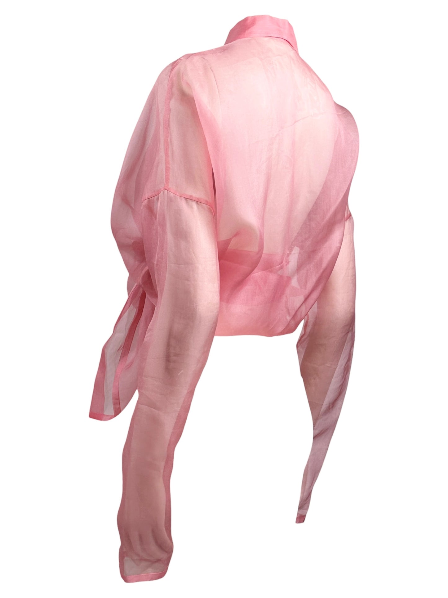 Dolce Gabbana Spring 1992 Pink organza shirt