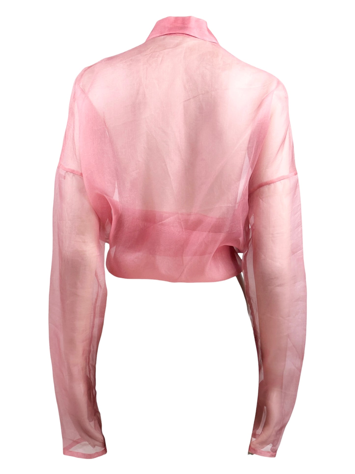 Dolce Gabbana Spring 1992 Pink organza shirt
