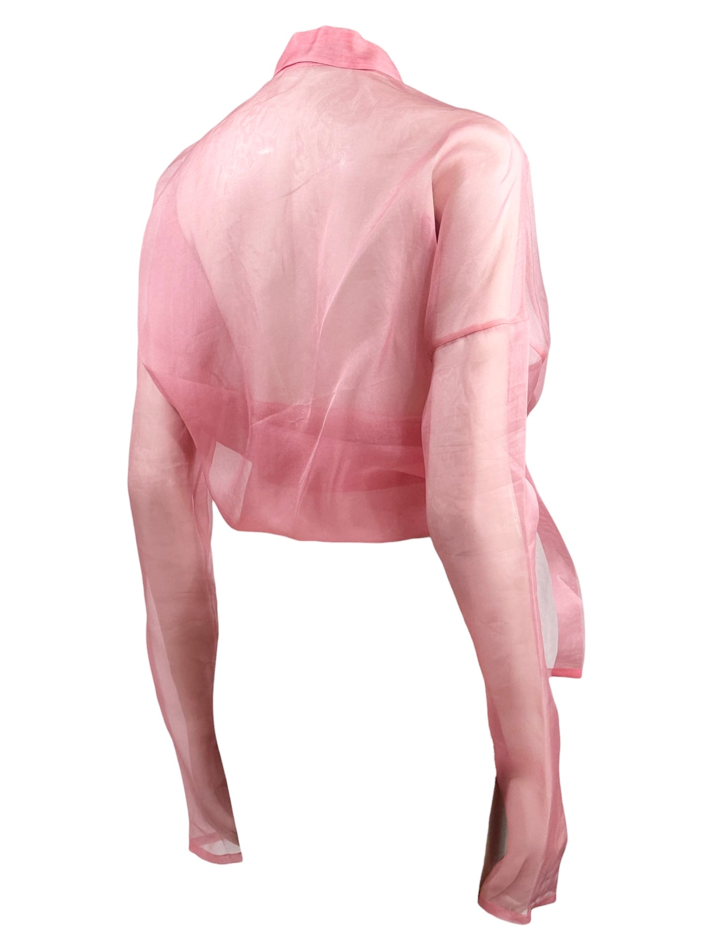 Dolce Gabbana Spring 1992 Pink organza shirt