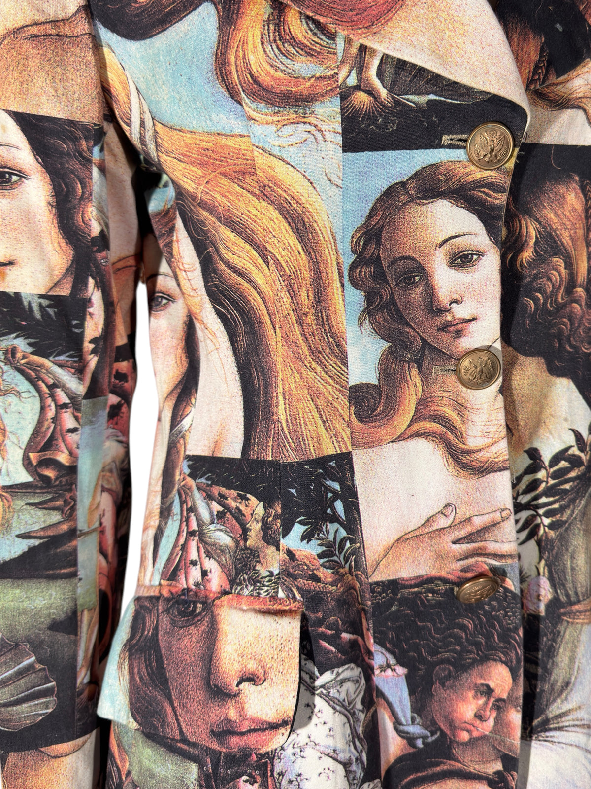 Dolce Gabbana Spring 1993 Look 28 Botticelli Blazer cotton