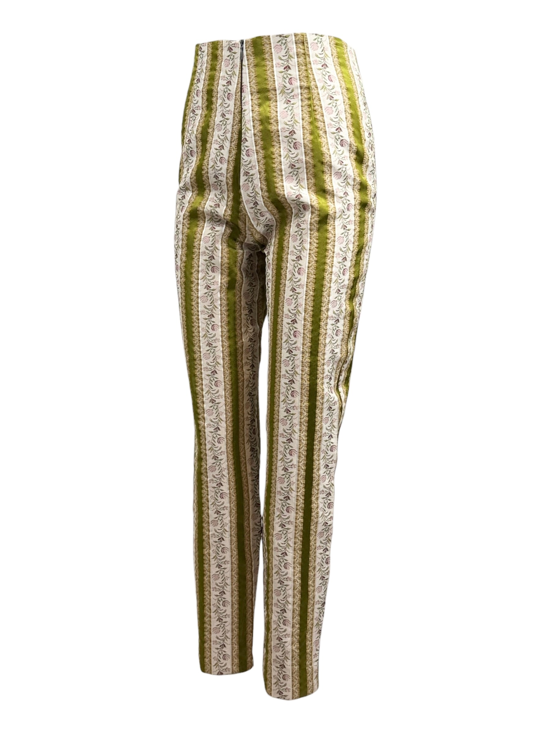 Dolce Gabbana Spring 1993 jacquard floral pants