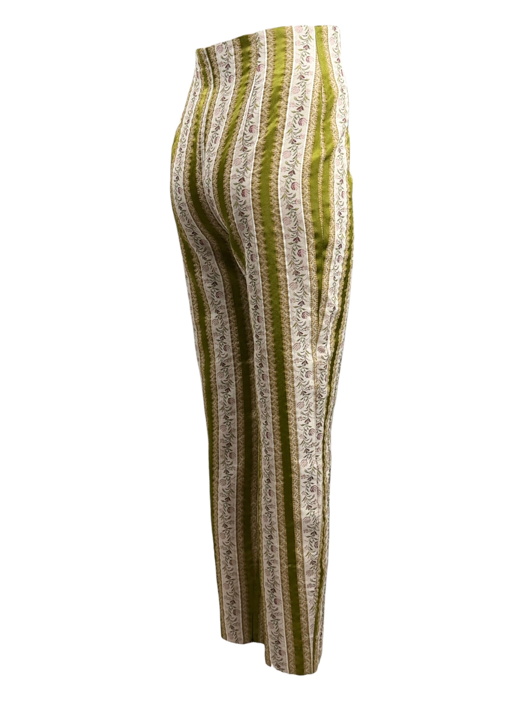 Dolce Gabbana Spring 1993 jacquard floral pants