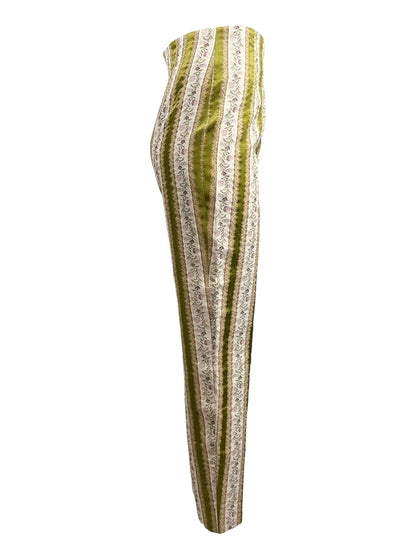 Dolce Gabbana Spring 1993 jacquard floral pants