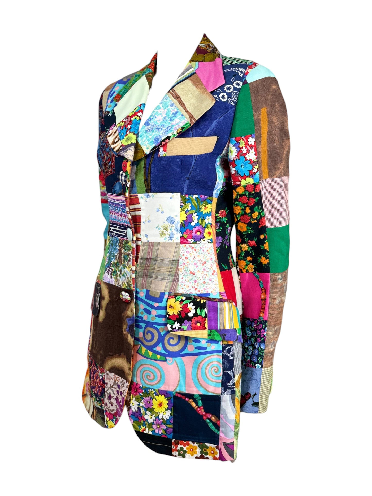 Dolce Gabbana Spring 1993 patchwork jacket